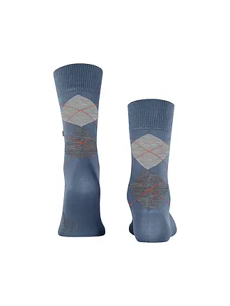 BURLINGTON | Chaussettes homme 40-46 MANCHESTER pied d'alouette | blau